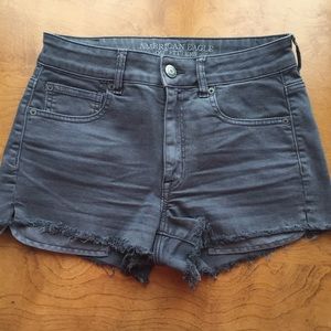 American Eagle Outfitters High Rise Shortie Shorts